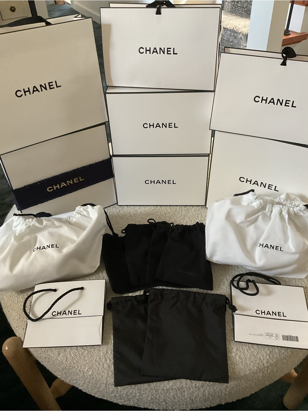 Chanel Boxes, Gift Bags & Pouches